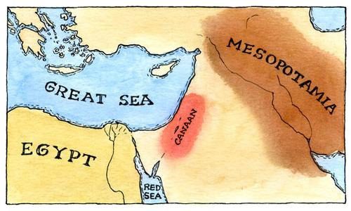 Canaan_Ancient Israel Map